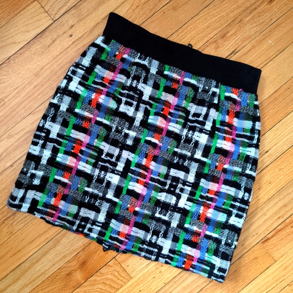 Milly tweed mini skirt size 6